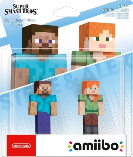 Nintendo Amiibo Steve & Alex (Smash Bros Collectie)