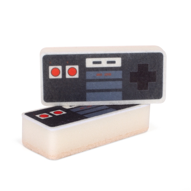 ThumbsUp Retro Controller Sponges Set of 2, with Scourer
