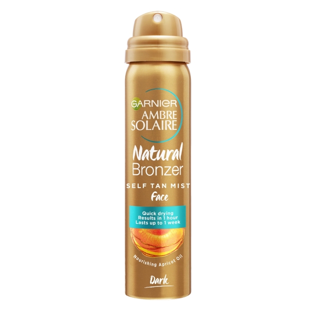 Garnier Natural Bronzer Zelfbruinende Mist Gezicht 75 ml