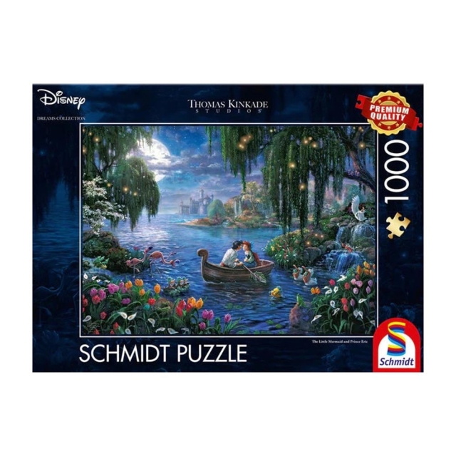 Schmidt Thomas Kinkade: Disney De Kleine Zeemeermin en Prins Eric (1000 stukjes) (SCH7370)