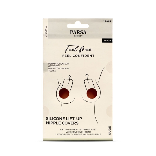 Parsa Silicone Lift-Up Tepelbedekkers - Naakt