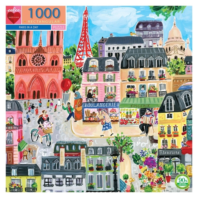 eeBoo Puzzel - Parijs in een dag (EPZTPD2)
