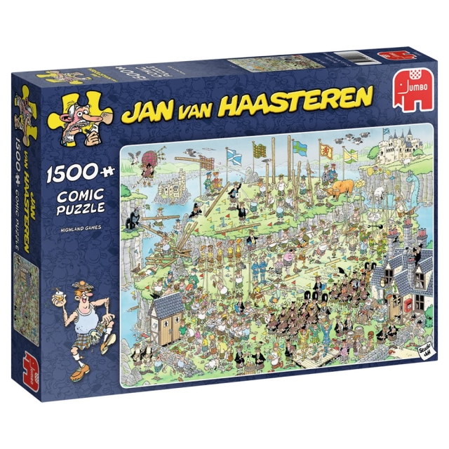 Jan van Haasteren Highland games, 1500 stukjes puzzel (19088)