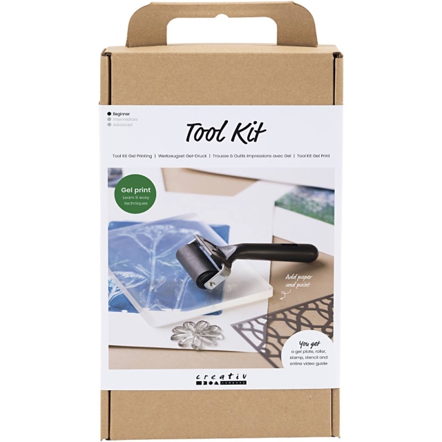 DIY Kit Gereedschapsset voor gelafdrukken (977755)