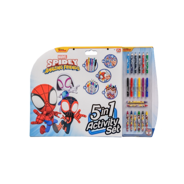 Disney Spidey en zijn fantastische vrienden - 5-in-1 kleurplaten set (SP22306)