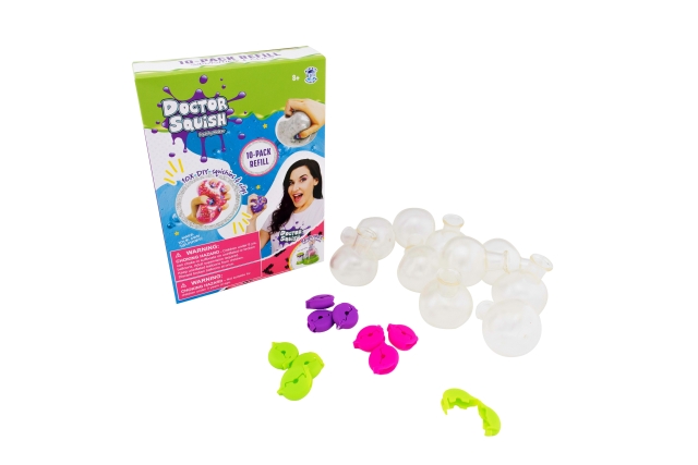 Doctor Squish Squishy Pack Navulling V2 10 Ballonnen + Clips (38687)