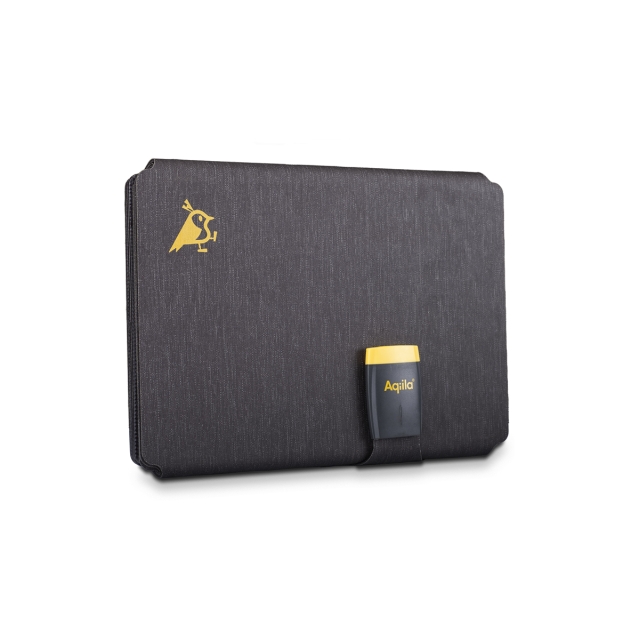 Aqiila Sunbird P56 - Opvouwbare zonnelader met USB-C poort