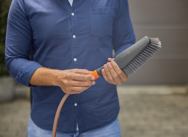 Gardena Cleansystem wasset met handborstel M soft, zeepstaafjes