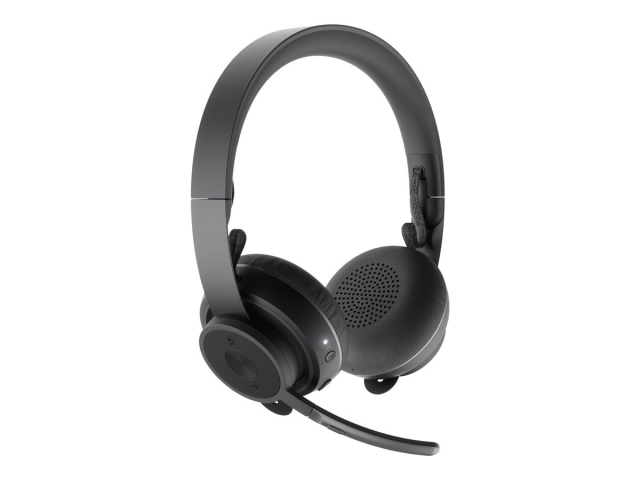 Logitech Draadloze Teams Bluetooth headset - GRAPHITE