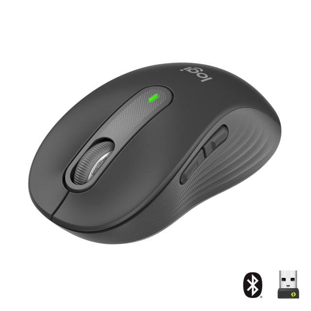 Logitech M650 Signature - Draadloze muis - Grafiet