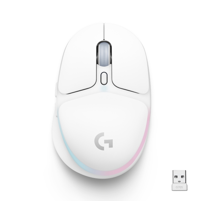 Logitech G705 - Draadloze Gaming Muis - Off White