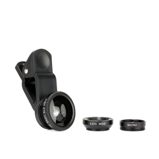 Kikkerland Telefoon Lens Kit S/3