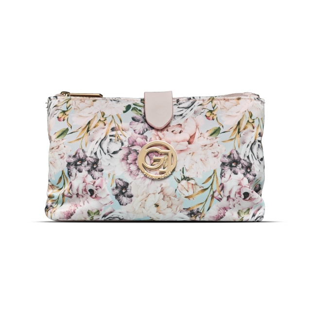 Gillian Jones THE WEEKENDER Make-up tasje - Rozen bloemenprint