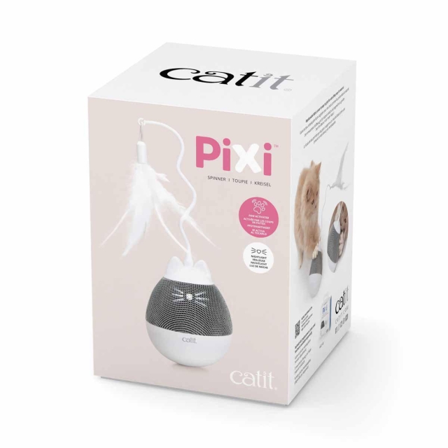 catit Pixi Spinner Wit & Grijs - (787.0180)