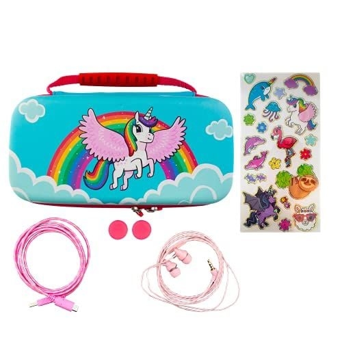 iMP TECH Over the Rainbow Unicorn Etui 7-in-1 Switch Lite