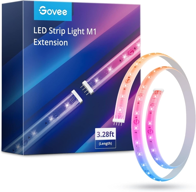 Govee RGBICW LED Stripverlichting 1m Verlenging