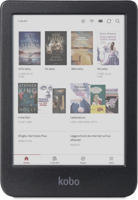 Kobo Clara Colour 6" e-boeklezer, zwart