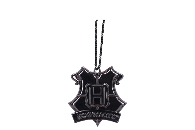 Nemesis Now Harry Potter Hogwarts Crest (Silver) Hanging Ornament 6cm