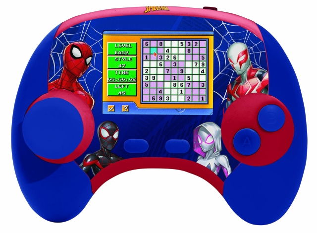 Lexibook Spider-Man Tweetalige onderwijsconsole met LCD-scherm (EN/FR) (JCG100SPi1)