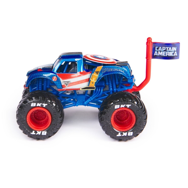 Monster Jam 1:64 Marvel Single-Kapitein Amerika (6071333)