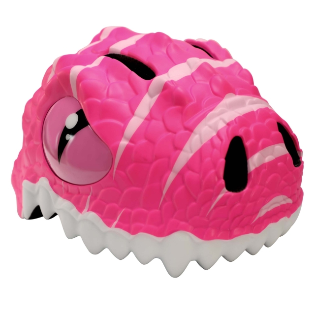 Crazy Safety Dino fietshelm - Roze (49-55cm) (100201-05-01)