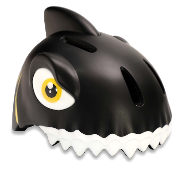 Crazy Safety Shark fietshelm - zwart (49-55cm) (100501-06-01)