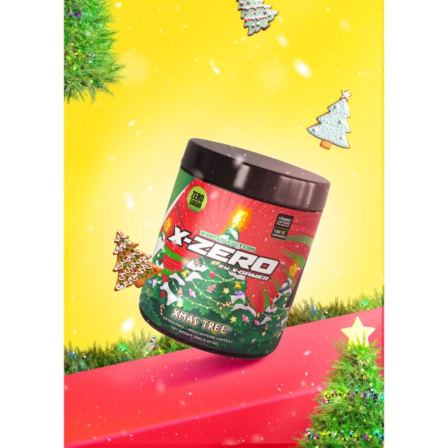 X-GAMER Energidryckspulver X-Zero 160 gram X-Mas Tree