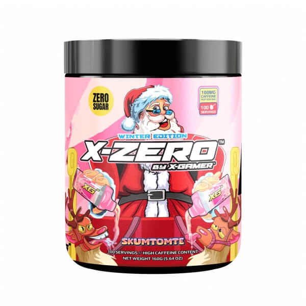 X-GAMER Energidryckspulver X-Zero 160 gram Skumtomte