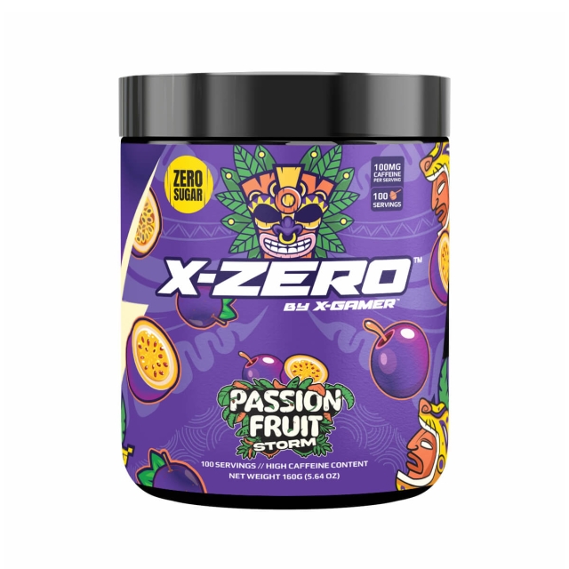 X-GAMER Energidryckspulver X-Zero 160 gram Passion Fruit