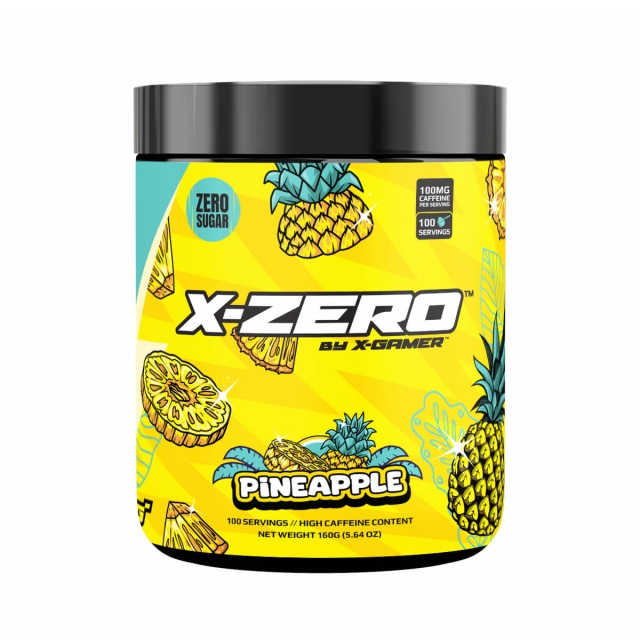 X-GAMER Energidryckspulver X-Zero 160 gram Pineapple