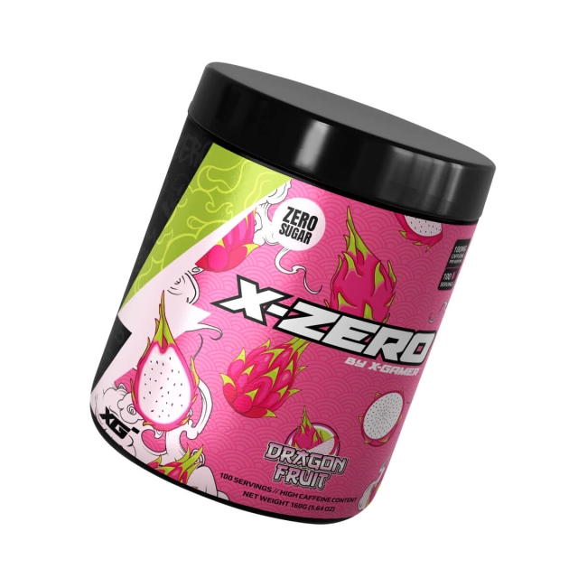 X-GAMER Energidryckspulver X-Zero 160 gram Dragon Fruit
