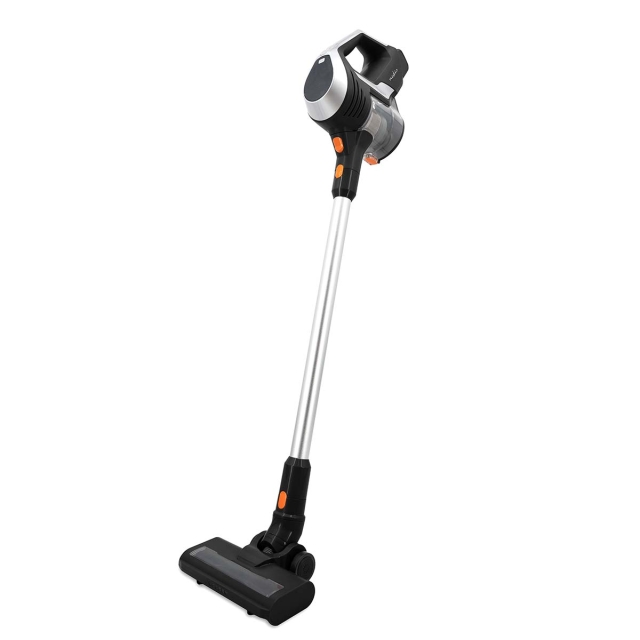 Nedis Steelstofzuiger | 130 W | 25.9 VAC | Gemotoriseerde Borstel met Geïntegreerde Verlichting | 10000 Pa | HEPA-luchtfilter | Oranje / Zwart
