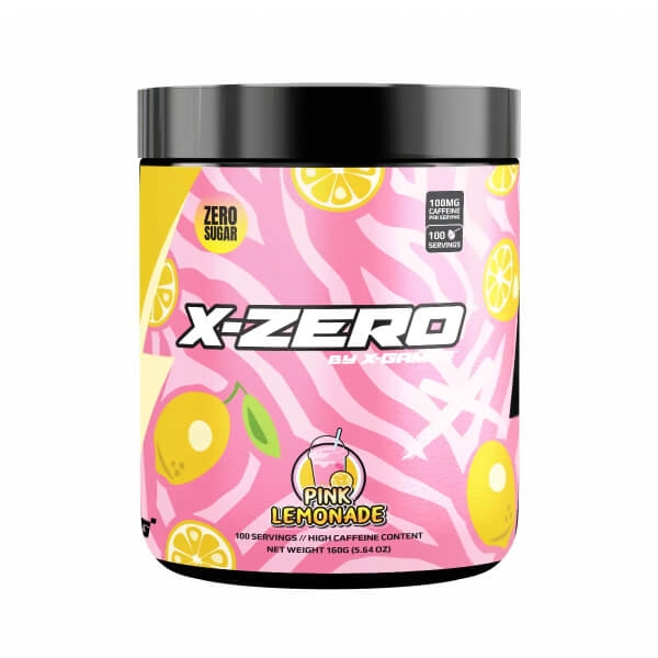 X-GAMER Energidryckspulver X-Zero 160 gram Pink Lemonade