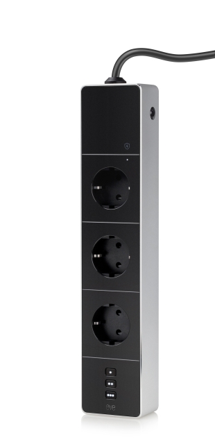 Eve Home Eve Energy Strip - Slimme drievoudige stopcontacten & stroommeter met Apple HomeKit-technologie