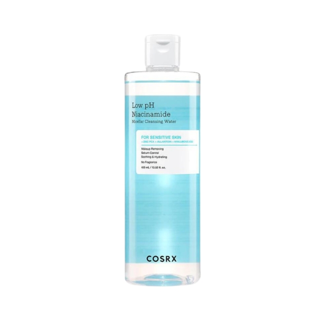 COSRX Niacinamide reinigingswater met lage pH 400 ml