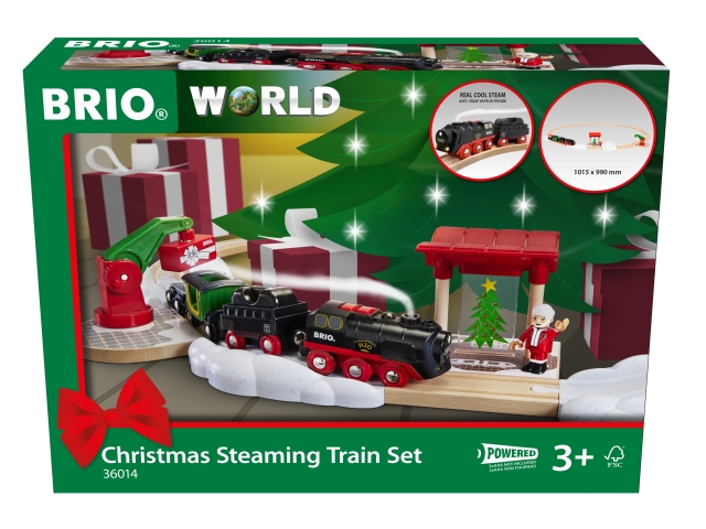 BRIO Kerst stoomtrein set Spec.set (36014)