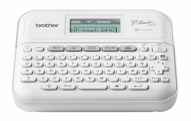 Brother PT-D410 P-touch desktop-etikettenprinter, tot 18 mm, USB
