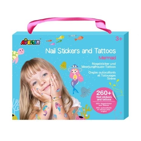 Avenir Nagelstickers en Tattoos - Zeemeermin (58NA218204)
