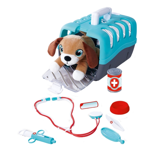Dickie Toys Simba - Pluche hond met dierentas (105541003)