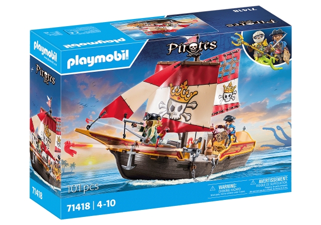 Playmobil Piratenschip (71418)
