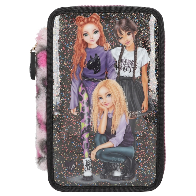 TOPModel Drievoudig etui REBEL KITTY ( 0413017 )