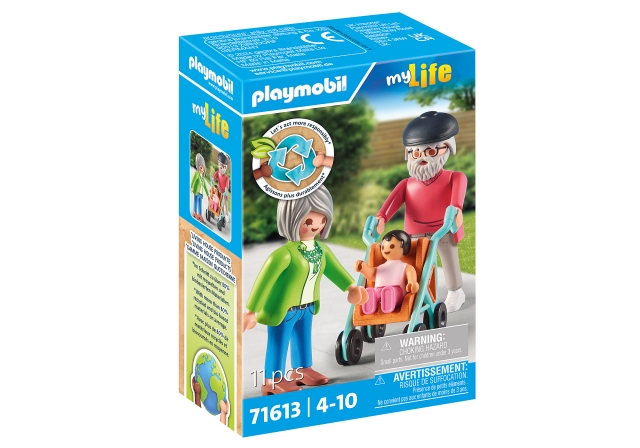 Playmobil Grootouders met baby (71613)