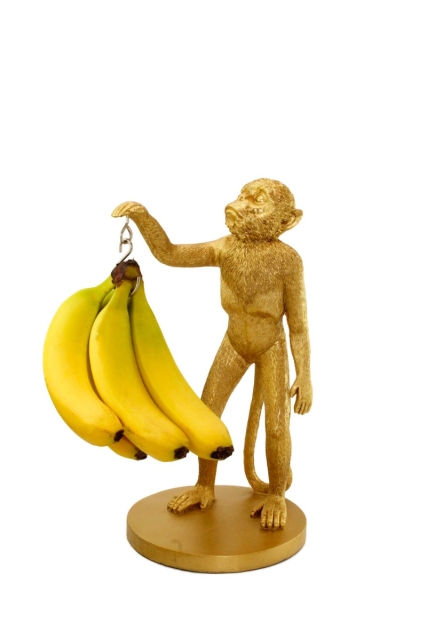 Winkee Fruithouder - Aap Bananenhouder - Goud
