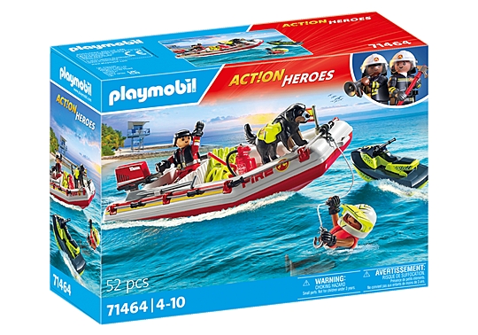 Playmobil Vuurboot met Aqua Scooter (71464)