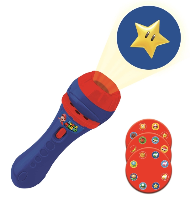 Lexibook Super Mario Thema Verhalen Projector en Zaklamp - (LTC050NI)