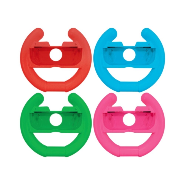 Oniverse Set van 4 Racing wiel controller houders - Blauw/Rood/Groen/Roze