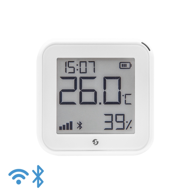 Shelly Plus HT Gen3 Slimme Temperatuur- en Vochtigheidssensor, Wi-Fi