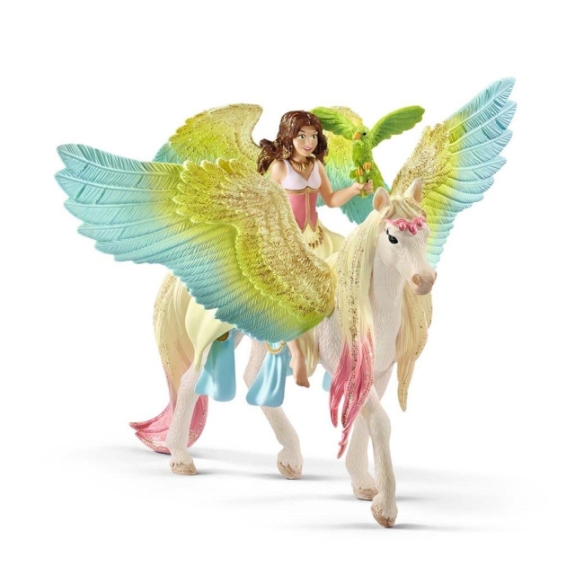 Schleich Bayala - Feeën Soera met glitter Pegasus (70566)