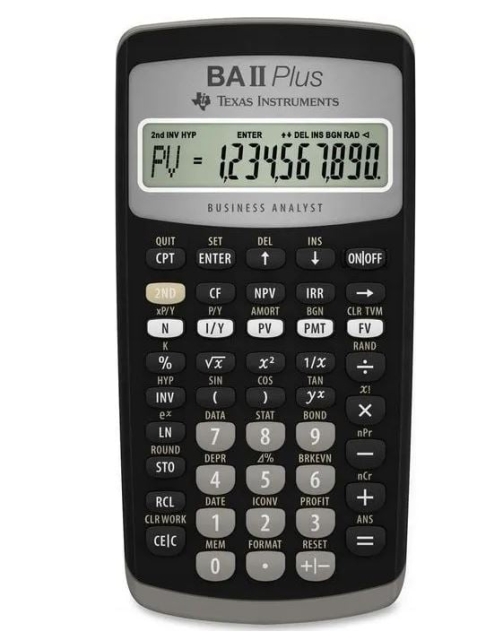 Texas Instruments BAll Plus Financiële rekenmachine