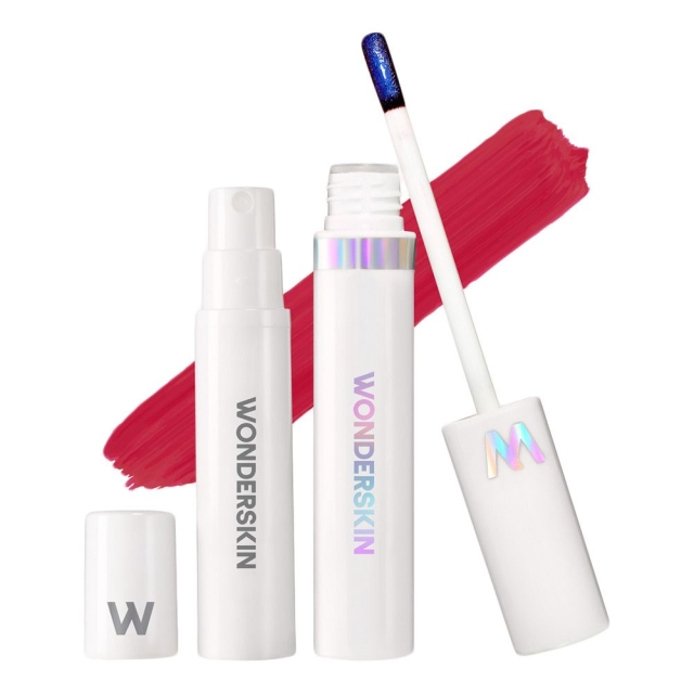 Wonderskin Wonder Blading Lip Stain Kit First Kiss Cranberry